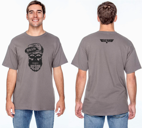 2019 3 GUN SHIRT AND DECAL (SKULL)