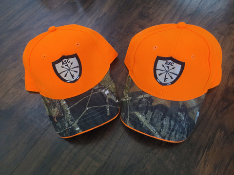Camo/orange hat
