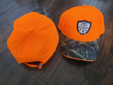 Camo/orange hat